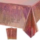 thumbnail image 1 of Paquete de 2 manteles de plástico iridiscentes, cubiertas de mesa de papel holográfico para decoración de fiesta de cumpleaños, baile de boda, 54 x 108 pulgadas, 1 of 6
