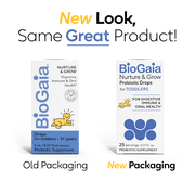 BioGaia Nurture & Grow Toddler Probiotic | Ages 1+ | Liquid Probiotic | Allergen-Free | Multi-Benefit Kids Probiotic | Digestive Health, Immune Support & Oral Health Protection | 25-Day Supply