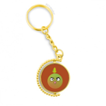 thumbnail image 1 of Anillo de oro de metal llavero llavero, 1 of 3