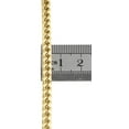 thumbnail image 5 of Real 10K Yellow Gold 3D Hollow Franco Box Link Chain 4.50mm Necklace 32 Inch, 5 of 6
