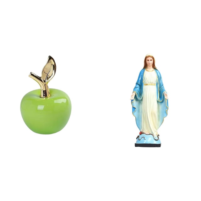 Figura y estatua de cerámica, escultura religiosa, decoración del hogar para cafetería, sala de estudio, dormitorio, oficina, mesa.