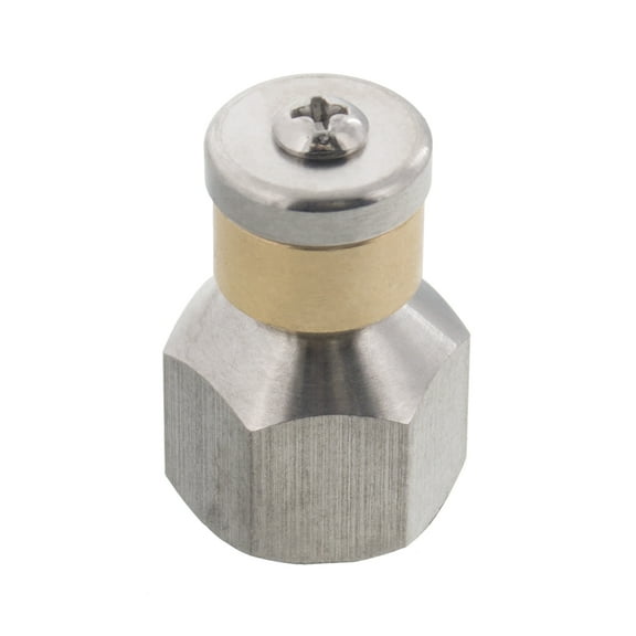 Erie Tools Rotating 3/8" Sewer Jetter Nozzle for Drain Cleaning 3.5 Orifice