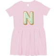 thumbnail image 3 of Inktastic Letter N Cookie Girls Toddler Dress, 3 of 5