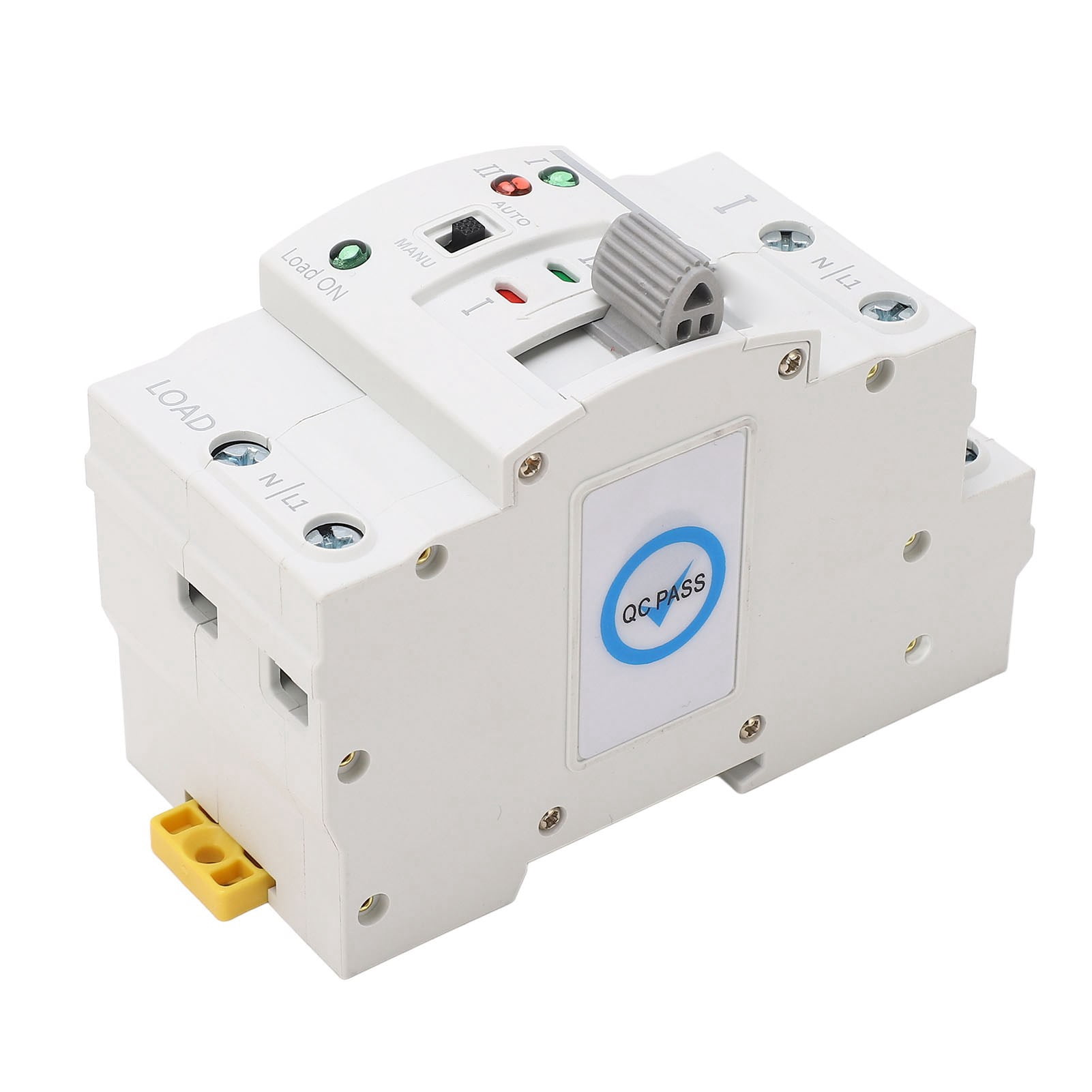 DEWIN Automatic Transfer Switch, Dual Power Automatic Transfer Switch 2P 16A ATS Electrical Circuit Generator Changeover Switch (220V AC)