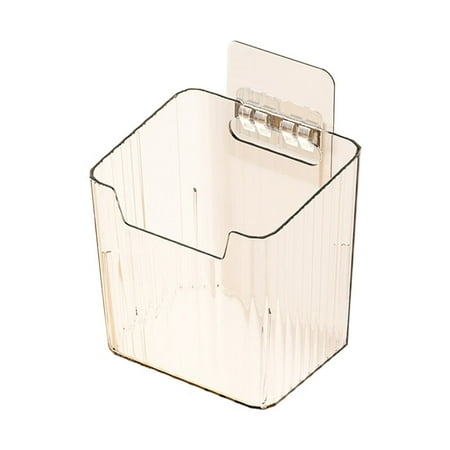 

VERMON Storage Box Storage Box Space-saving Punch Free Plastic Kitchen Wall Hanging Scallion Ginger Garlic Container Daily Use