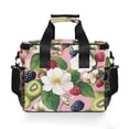 thumbnail image 7 of FORMRS Insulated Cooler Bag 24 Cans Capacity Soft Leakproof Lunch Box with Side Pockets, Pink Raspberries, 7 of 7