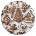 thumbnail image 3 of Christmas My Favorite Gingerbread Cookies Round Carpet Circle Rug Outdoor Patio Area Rug Washable Large Area Rugs Hallway Room Decor Fitness Mats, 3 of 8