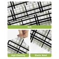 thumbnail image 4 of Sage Green Black Plaid Bar Stool Covers Set of 6, Farmhouse Green Black Checkered Stretch Washable Bar Chair Covers with Backs, Removable Pub Counter Height Chair Cover for Kitchen Dining Room Cafe, 4 of 7