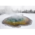 thumbnail image 2 of The Yellowstone Collection 24x17 Gold Ornate Wood Framed with Double Matting Museum Art Print Titled - Morning Glory Pool, Yellowstone National Park, 2 of 4