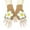 Khaki, variant on Flower Knitted Gloves Soft Warm Women Mittens Winter Fashion Gloves for Daily Wear Green One Size