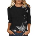 thumbnail image 2 of BEFOKA Graphic Shirts Sweatshirt for Women Winter Warm Shirts Casual Print Loungewear Tops 2025 Fall Holiday Outfits Loose Fits, 2 of 5