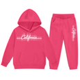thumbnail image 5 of RMGVDSD Boys 2 Piece Sweatsuit Sets Casual Letter Print Hoodie Sweatshirts And Jogger Pants Fall Winter Outfits For School Casual Clothes 2-3 Years, 5 of 6