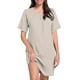 thumbnail image 1 of WILLBEST Vestidos Floreados Para Mujer Cuello En V Color Sólido 2025 Cómodo Casual Vestido Con Botones, 1 of 3