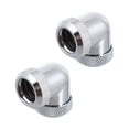 thumbnail image 4 of Miangastore 2 Pcs Raccord en Laiton pour Refroidissement par Eau d'Ordinateur Rallonge Rotative à 90 Degrés, 4 of 8