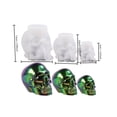 thumbnail image 3 of 3D Skull Resin Molds, Skull Silicone Molds for Epoxy Resin, Candle Wax, Soap, Clay, Key Chain Casting, Ideal Halloween Home Decoration and Gifts, L Type, 3 of 6