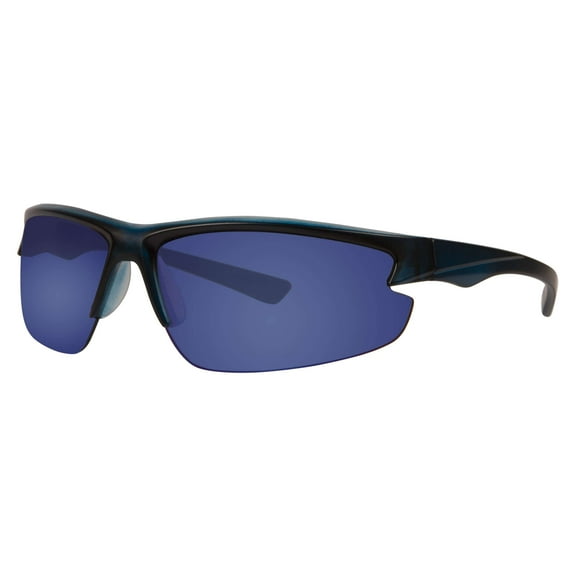 Piranha Eyewear Callisto Kids Sunglasses - With Blue Mirror Lens and Half Frame Sport Style