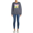 thumbnail image 2 of MTV Airbrush Juniors' Graphic Sweatshirt, 2 of 5