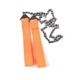 thumbnail image 1 of Sierra de cadena de cuerda manual de 24 pulgadas, herramienta portátil para cortar árboles para uso en exteriores (naranja), 1 of 5