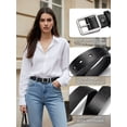 thumbnail image 3 of Ogusmenut Women Belts Casual Leather Belt for Jeans Pants Dress with Pin Buckle, 3 of 8