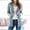 Light blue, variant on Viikei Plus Size Womens Cardigans Clearance Winter Coats for Women Patchwork Cardigan Long Sleeve Open Front Coat Pockets