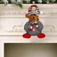 thumbnail image 5 of OAVQHLG3B Christmas Tree Plush Ornaments Set for Xmas Home Party Decor, Christmas Hanging Snowman Elk Santa Claus Bear Decorations, 5 of 6