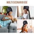 thumbnail image 4 of Bonnet Hood Hair Dryer Attachment Hair Dryer Bonnet With Elastic Strap Used For Hair Styling Deep Conditioning And Hair Drying (Black),Black Polyester Hair Care Net, 4 of 9