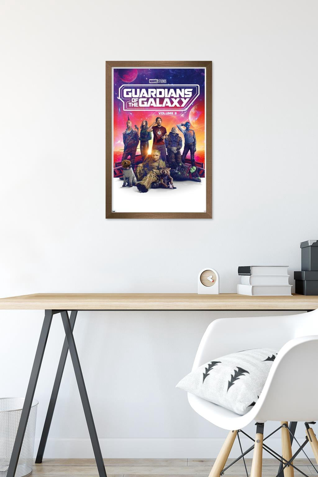 Marvel Guardians of the Galaxy Vol 3 - One Sheet Wall Poster, 14.725" x 22.375" Framed