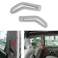 thumbnail image 3 of 2x For S60 S80 V70 Xc90 Right Belt Retractor Guide Ring Belt Selector Gate Belt Trim Cover Gray 399, 3 of 4