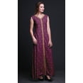 thumbnail image 3 of Bimba Robe Longue Décontractée d'Été Sans Manches à Fente avant Imprimée pour Femmes - Petite, 3 of 5