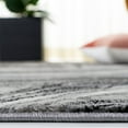 thumbnail image 4 of SAFAVIEH Meadow Joey Wavy Marble Area Rug, Black/Grey, 4' x 6', 4 of 8