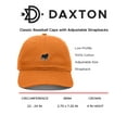 thumbnail image 4 of Daxton Dog Breeds Baseball Dad Hat Unstructure Low Profile Strapback, French Bulldog, White Hat, 4 of 4