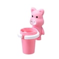 thumbnail image 2 of GUOOL Cartoon Children Toothbrush Holder Waterproof Punch Stable Animal Pink, 2 of 6