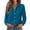 Dark Blue, variant on Yifymode Button Down Shirts for Women Long Sleeve Work Tops V Neck Shirts Dressy Casual Business Blouses with Pocket,Light Blue M