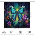 thumbnail image 2 of Wildflowers Butterfly Shower Curtain Sets with Rugs 4 Piece Rustic, 2 of 8