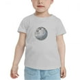 thumbnail image 2 of Moon Phases Spaces Funny Toddler T-Shirts for Boys Girls (Gray, 3T), 2 of 5