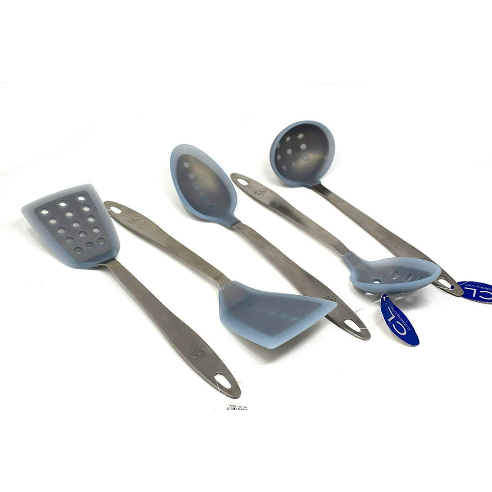 Catering Line Five Piece Cooking Utensils Set Stainless Steel Core