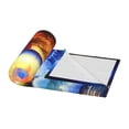 thumbnail image 3 of PHELIKA Lighthouse Beach Garden Summer 04 All Season Soft Throw Blanket Lightweight Flannel Fleece Blankets 50" x 60", 3 of 8