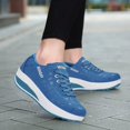 thumbnail image 2 of Oyedens Platform Walking Shoe for Women Casual Wedge Low Top Fashion Sneaker Running Shoes, 2 of 2