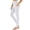 White, variant on JnLxul Leggings for Women Casual Workout High Waisted Slim Stretchy Tights Yoga Pants with Pockets for Outdoor Running(X-Large,White)