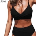 thumbnail image 2 of Traje de baño dividido para mujer, bikini retro, traje de baño, bikini, traje de baño de verano, 2 of 6