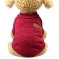 thumbnail image 4 of Xihbxyly Suéter para Perro, Ropa Cálida de Lana para Invierno, Tejido Suave y Acogedor, 9 Colores, Esencial para Otoño/Invierno, Transpirable, Cómodo, Tallas S-Xl., 4 of 6