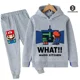 thumbnail image 1 of Super Mario Bros. Sudadera con capucha de manga larga para niños y niñas, Chaqueta de traje de pantalones largos, Jersey informal para niños, 1 of 1