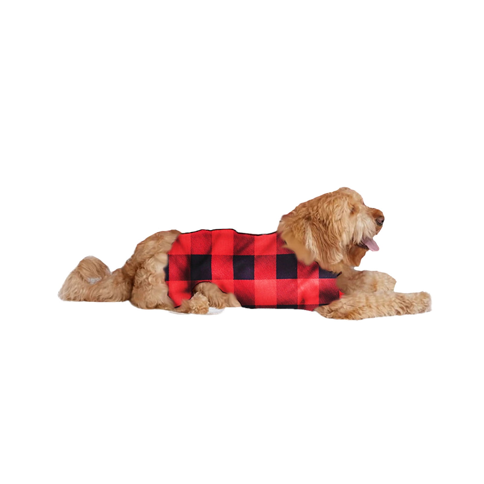 Plaid dog christmas pajamas hotsell