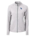 thumbnail image 2 of Women's Cutter & Buck  Heather Gray Tampa Bay Rays Adapt Eco Knit Raglan Full-Zip Jacket, 2 of 3