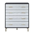 thumbnail image 4 of Newboti Furniture Black and Silver 4-Drawer Chest 75457, 4 of 6