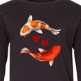 thumbnail image 4 of Inktastic Koi Carp Fish Japanese Long Sleeve Youth T-Shirt, 4 of 5