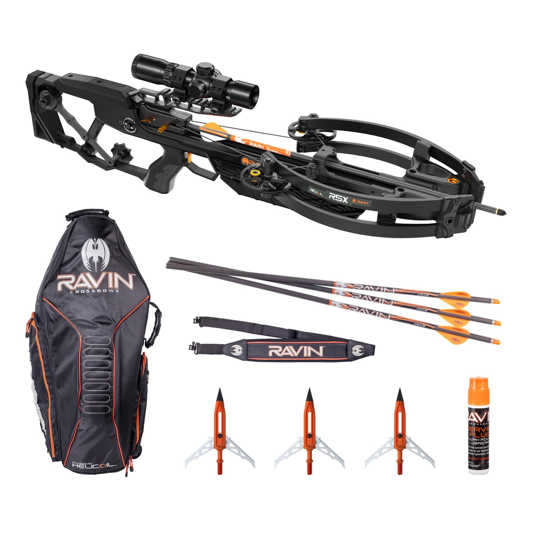 Ravin R5X Crossbow Package, 400 FPS, Powered by HeliCoil Technology