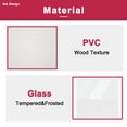 thumbnail image 5 of 60" x 80" 3 Lite Forsted Glasses Pantry & Closet Sliding Doors With Hardware Kit, 5 of 6
