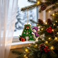 thumbnail image 5 of Yyuenw A to Z Alphabet Christmas Ornaments 3.15"/80mm 2D Acrylic Pendants Hanging Decor for Xmas Tree Wreath Mantel, 5 of 7
