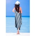 thumbnail image 4 of Toalla de playa Belizzi Home turca 100% algodón 90 x 180 cm - Azul marino, 4 of 6